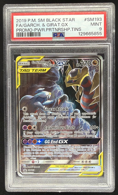 2016 Pokemon Japanese XY Series Premium Champion Pack EX x M Break Giratina #91 PSA 9