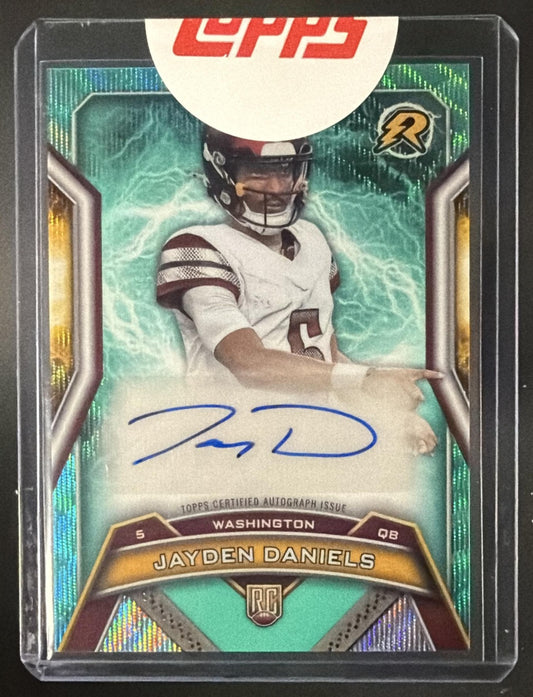 2024 Topps Resurgence Jayden Daniels #RRS-JD Rookie Signature RC Auto /199