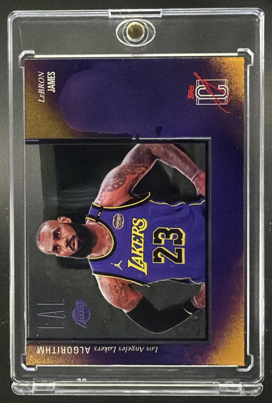 2025-26 Topps Signature Class LeBron James #AL-12 Algorithm SP