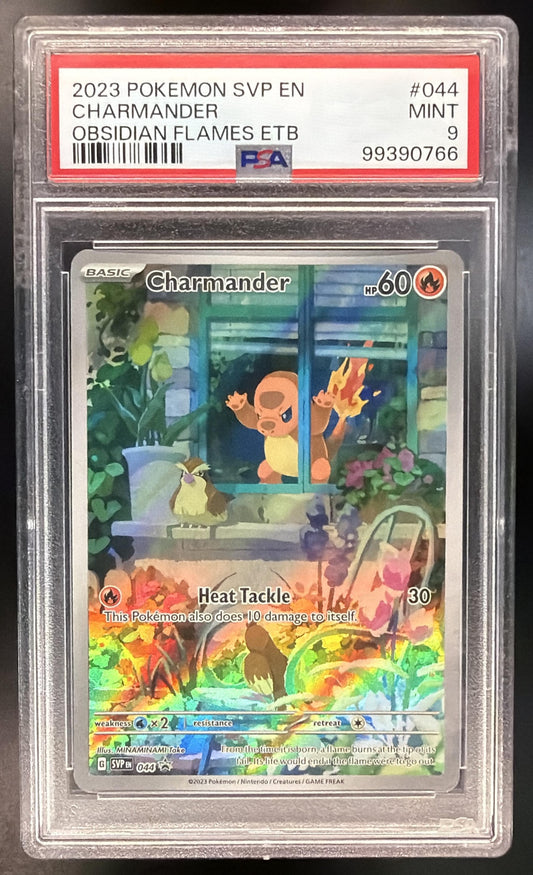 2023 Pokemon Obsidian Flames Charmander 044 PSA 9