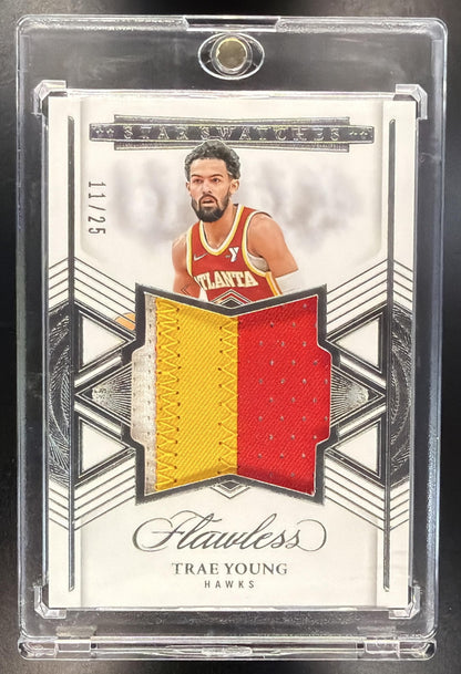 2024-25 Panini Flawless Trae Young Star Swatches Patch /25