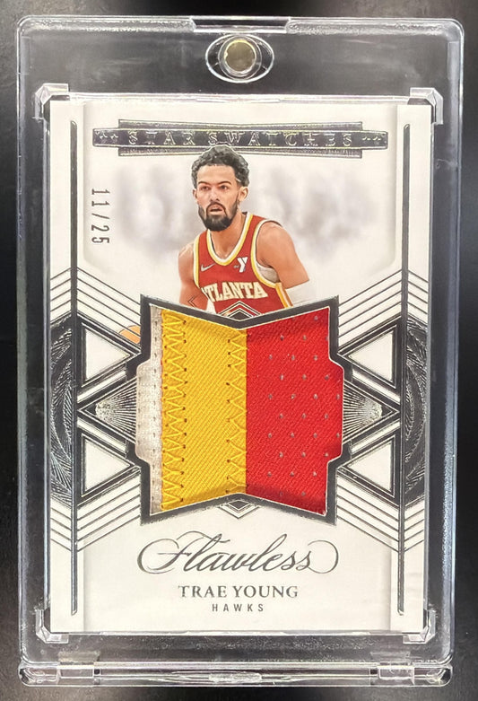 2024-25 Panini Flawless Trae Young Star Swatches Patch /25