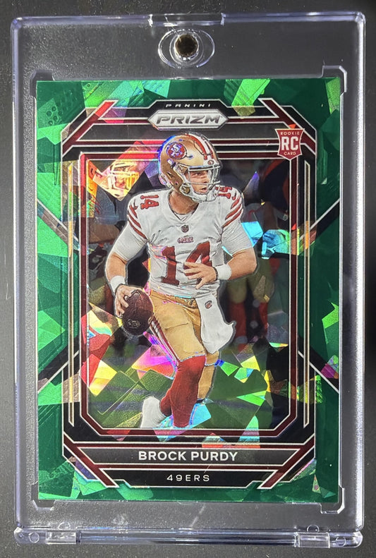2022 Panini Prizm Brock Purdy #353 Green Ice RC