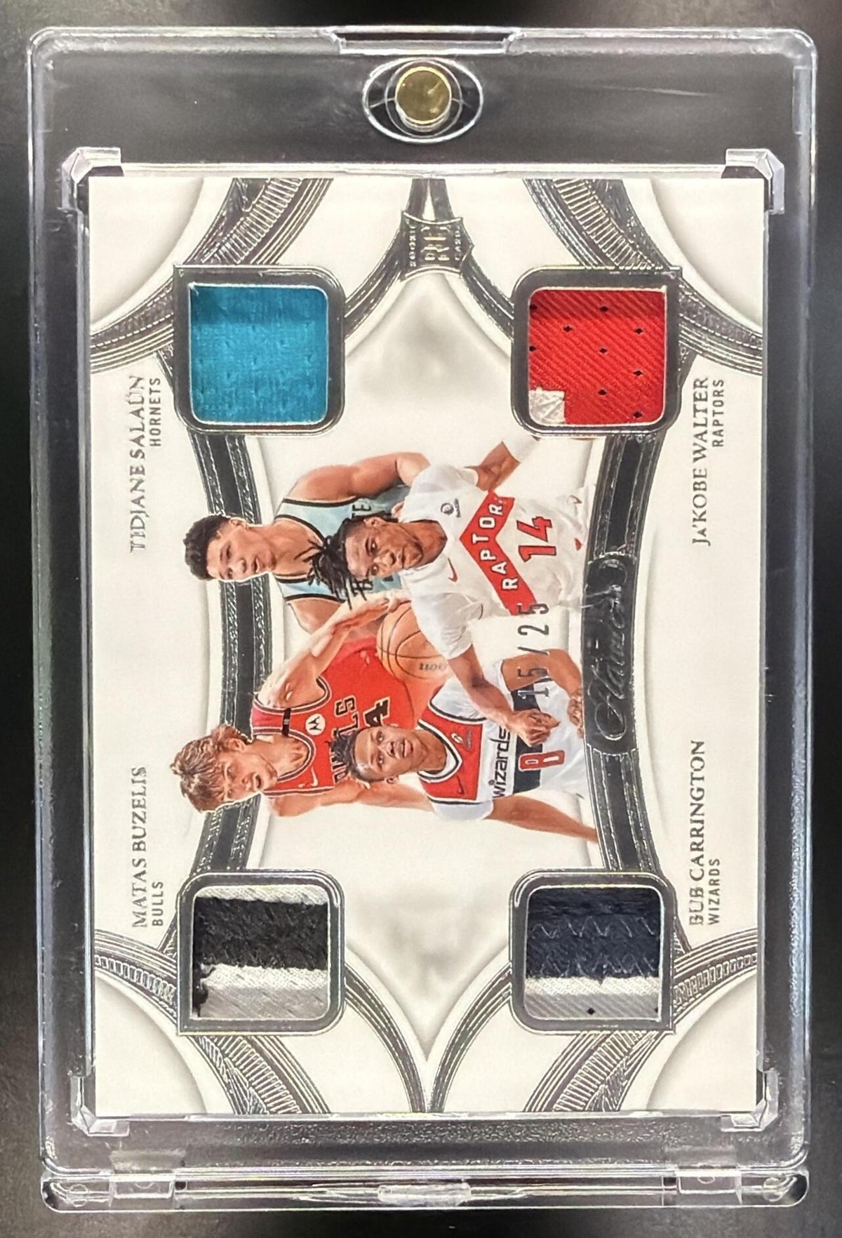 2024-25 Panini Flawless Matas Tidjane Ja'Kobe Bub Quad Patch RC /25