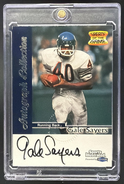 1999 Fleer Sports Illustrated Gale Sayers #NNO Auto