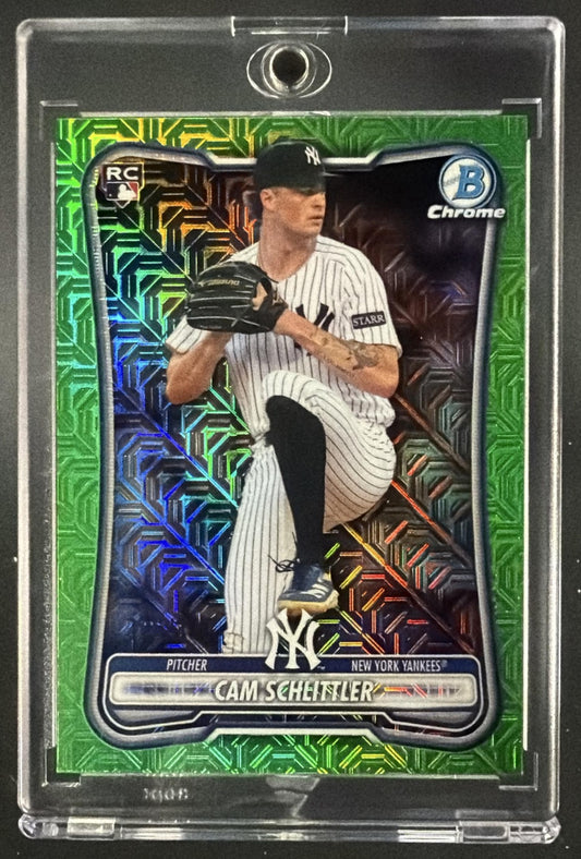 2026 Bowman Mega Box Cam Schlittler #53 Chrome Mojo /399 RC