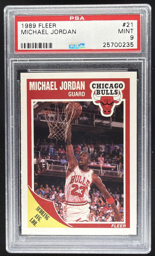 1989-90 Fleer Michael Jordan #21 PSA 9