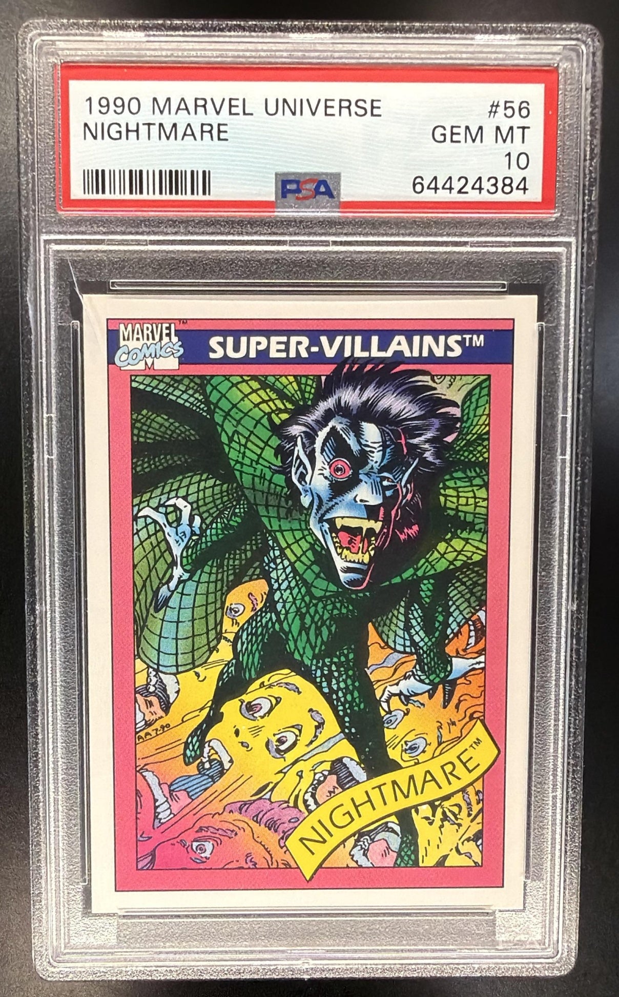 1990 Impel Marvel Universe Nightmare #56 PSA 10