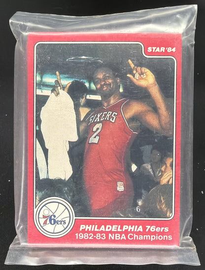 1983-84 Star Sixers Champs Moses Malone #1 Sixers Sealed