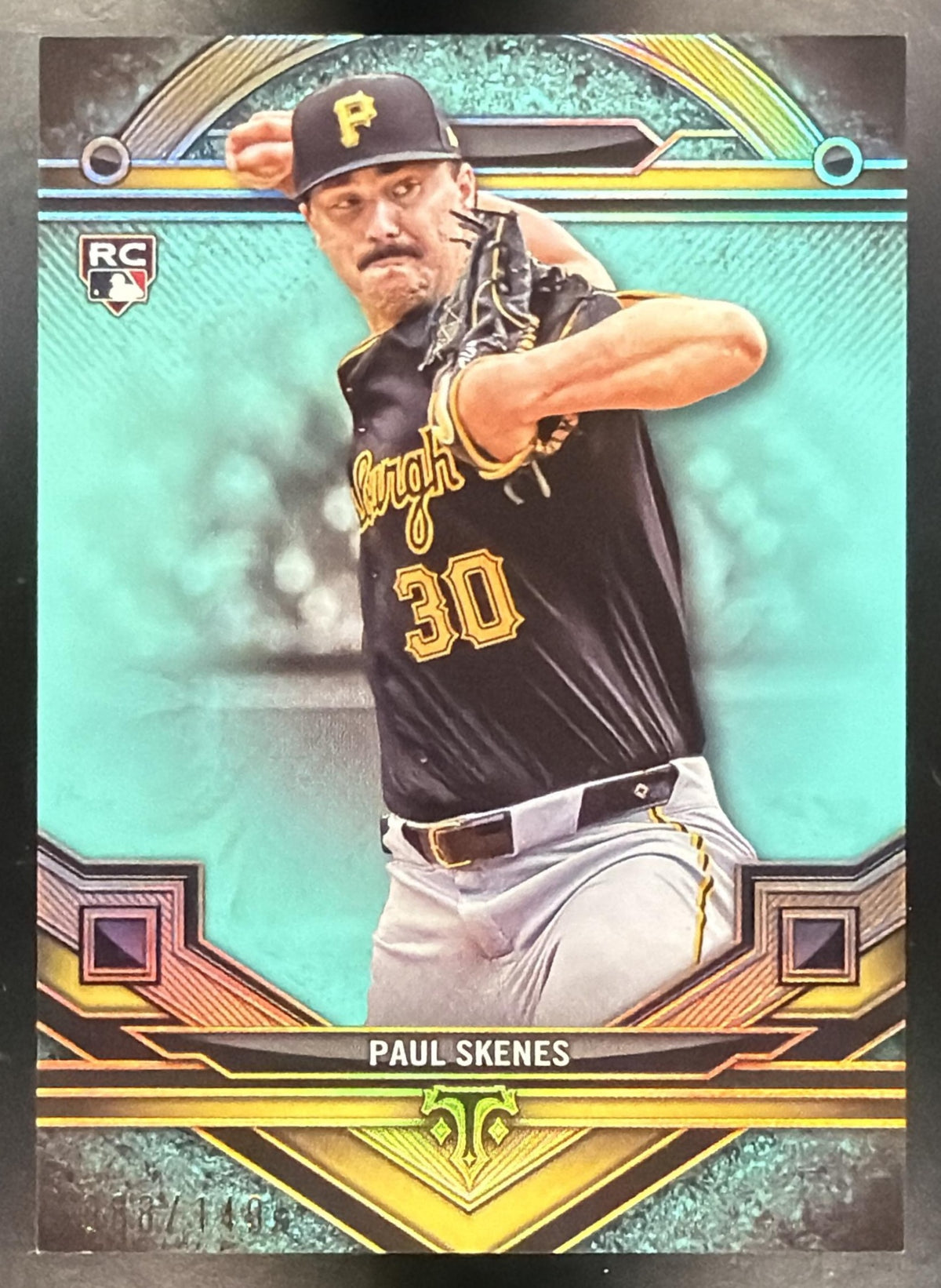 2024 Topps Triple Threads Paul Skenes #63 Teal 088/149 RC