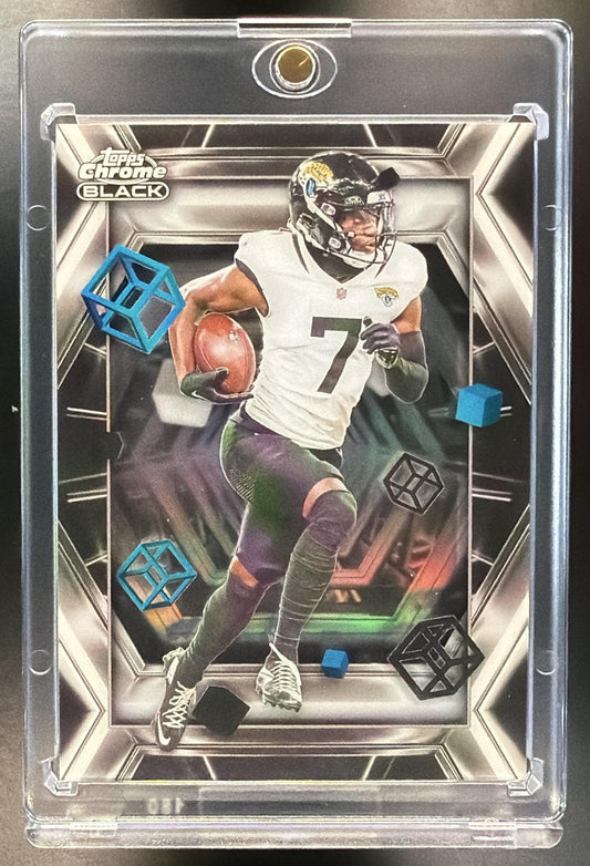 2025 Topps Chrome Black Brian Thomas Jr. #DOD-12 Depths of Darkness