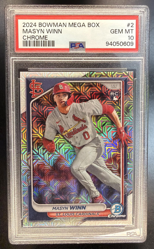 2024 Bowman Mega Box Masyn Winn #2 PSA 10