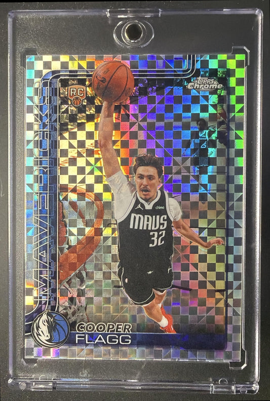2025-26 Topps Chrome Update Cooper Flagg #151 X-Fractor RC