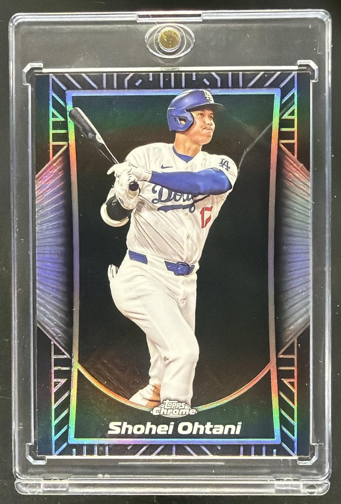 2025 Topps Chrome Shohei Ohtani #SE-1 Shadow Etch