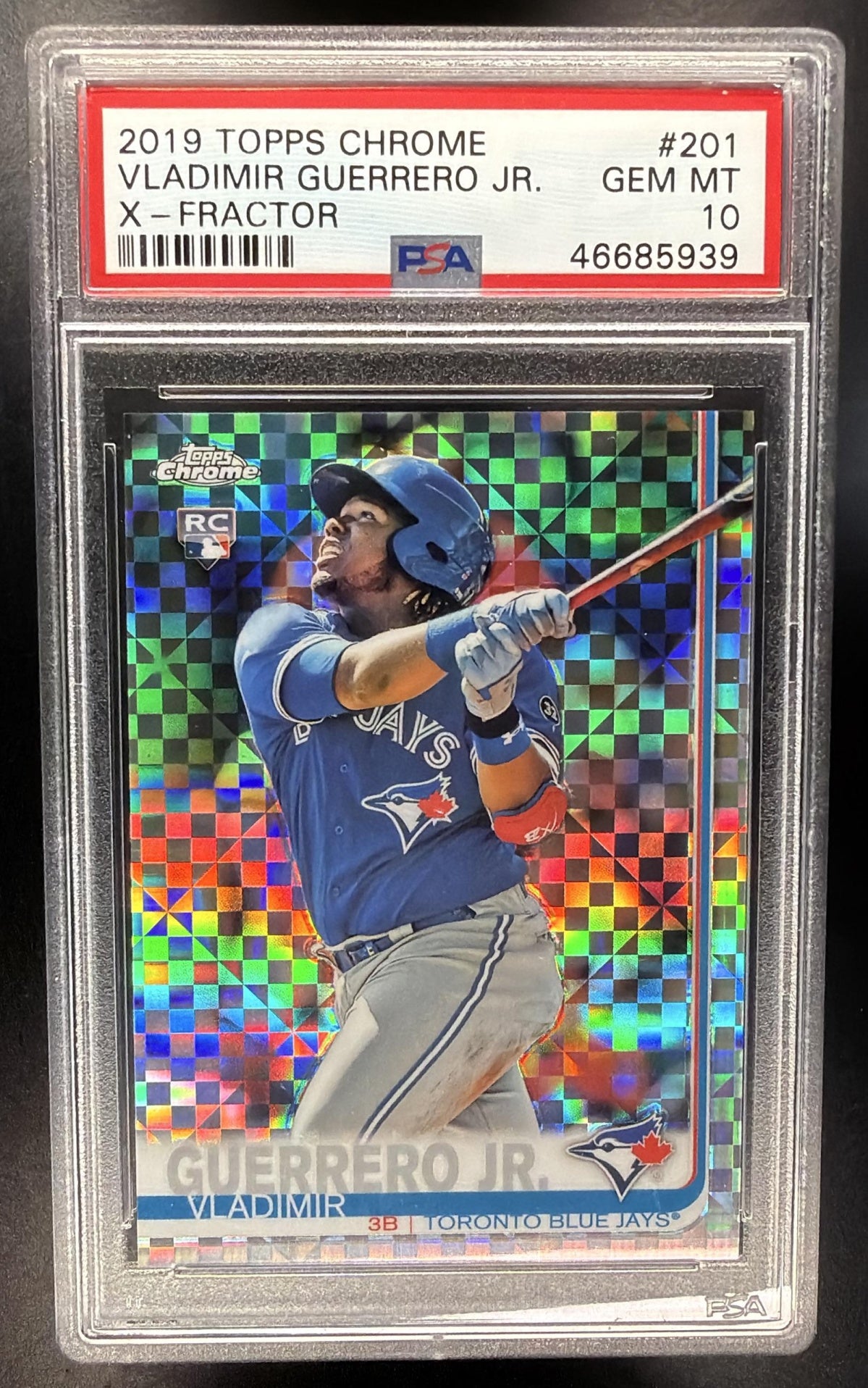 2019 Topps Chrome Vladimir Guerrero Jr. #201 X-Fractor RC PSA 10