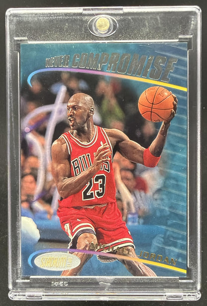1998-99 Topps Stadium Club Michael Jordan Never Compromise