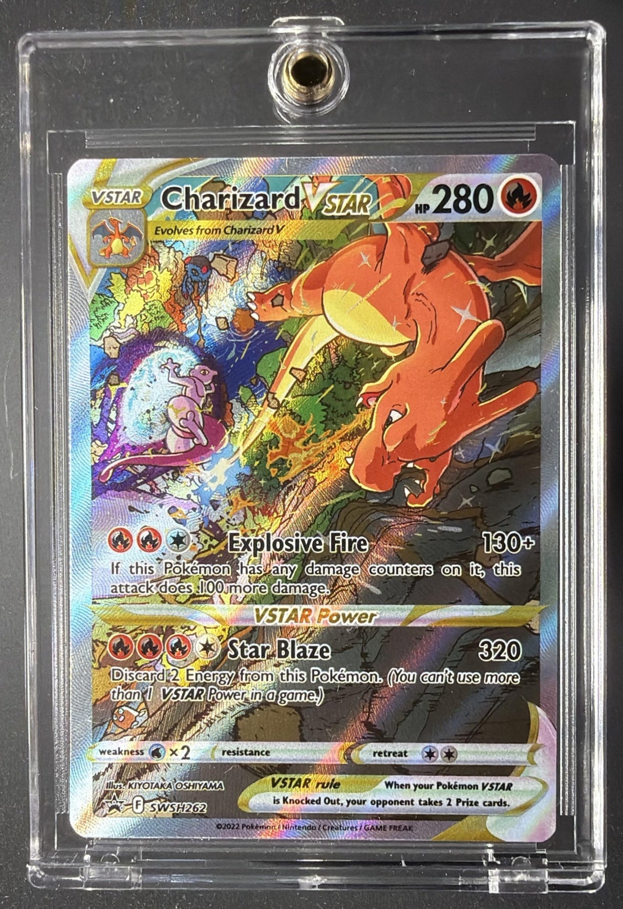Pokemon Sword & Shield Black Star Promos Charizard VST #SWSH262 2022
