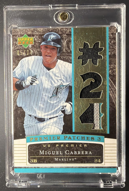 2007 Upper Deck Premier Miguel Cabrera #PP3-MC Patches /24