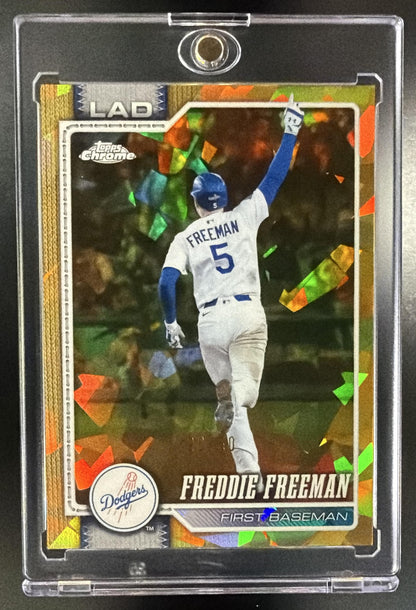 2026 Topps Chrome Sapphire Freddie Freeman #159 Image Variation Gold /50