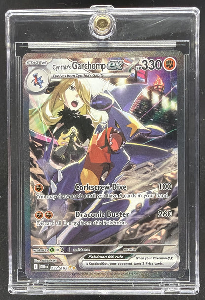 2025 Pokemon Destined Rivals Cynthia's Garchomp ex #232/182