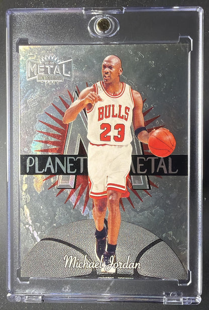 1997-98 Skybox Metal Universe Michael Jordan #23 Planet Metal