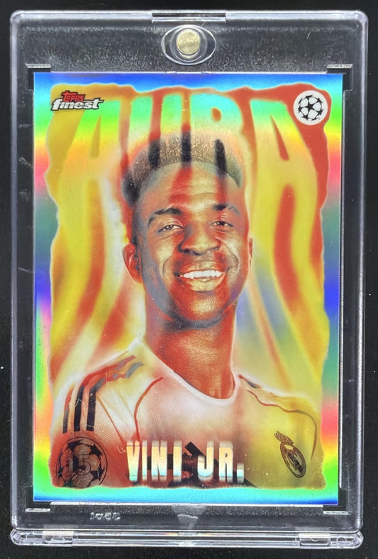 2025-26 Topps UEFA Club Competition Finest Vini Jr. #AU-13 Aura
