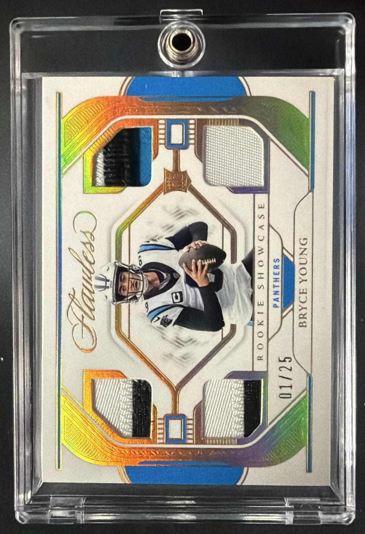 2023 Flawless Bryce Young Quad Rookie Patch 1/25