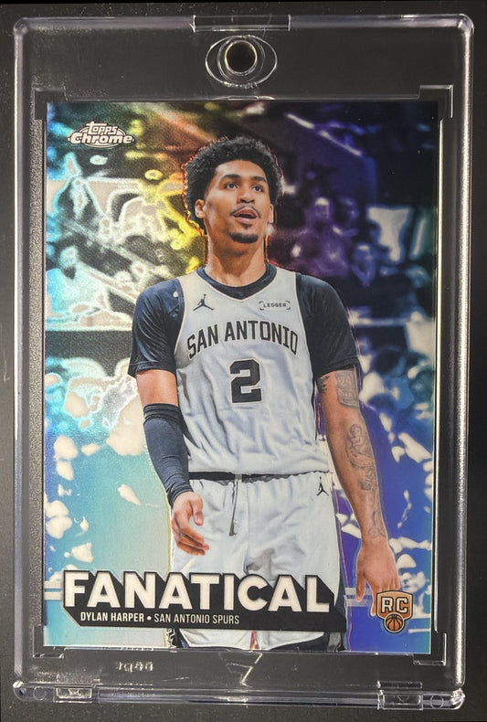 2025-26 Topps Chrome Update Dylan Harper #FAN-12 Fanatical RC