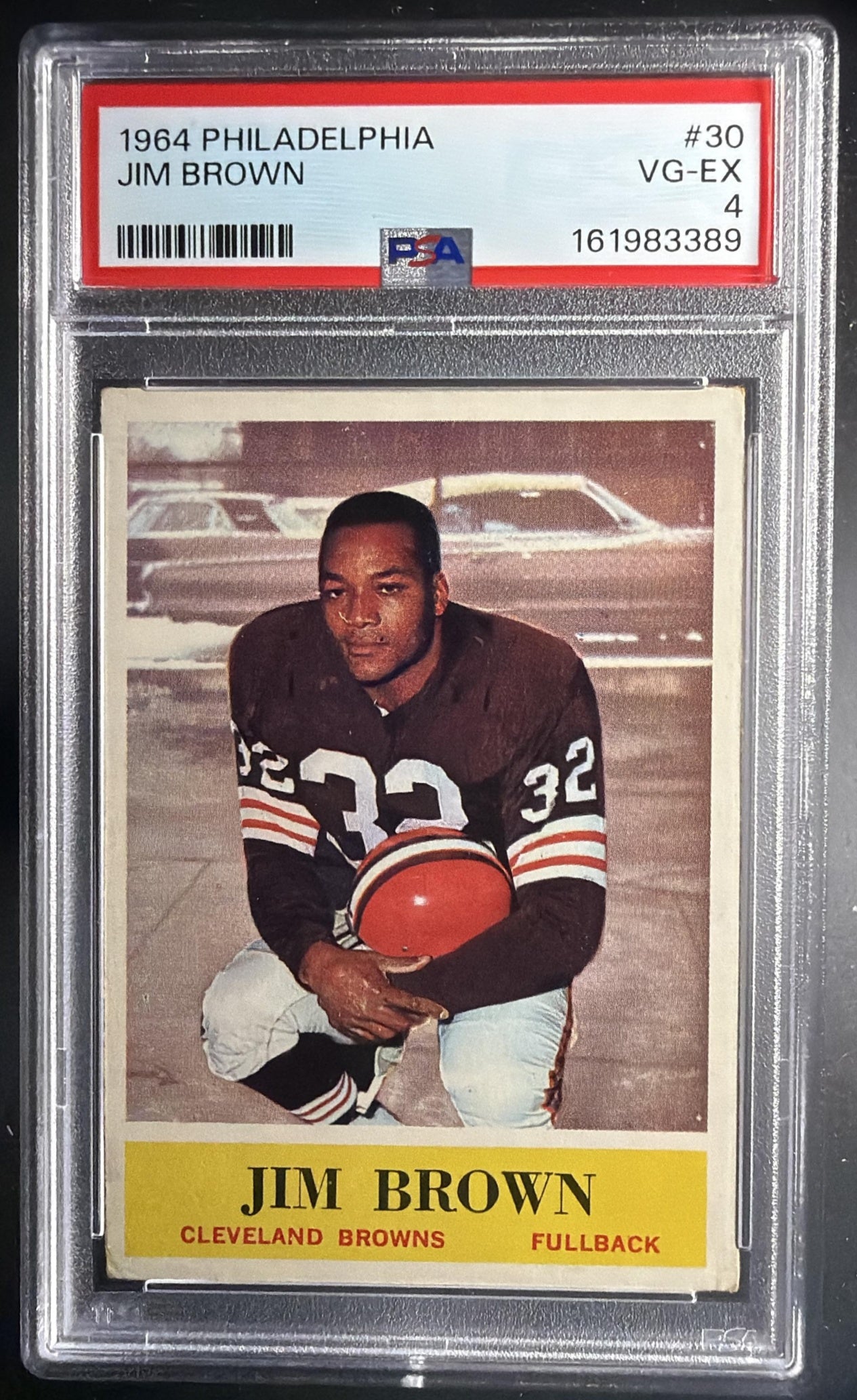 1964 Philadelphia Jim Brown #30 PSA 4