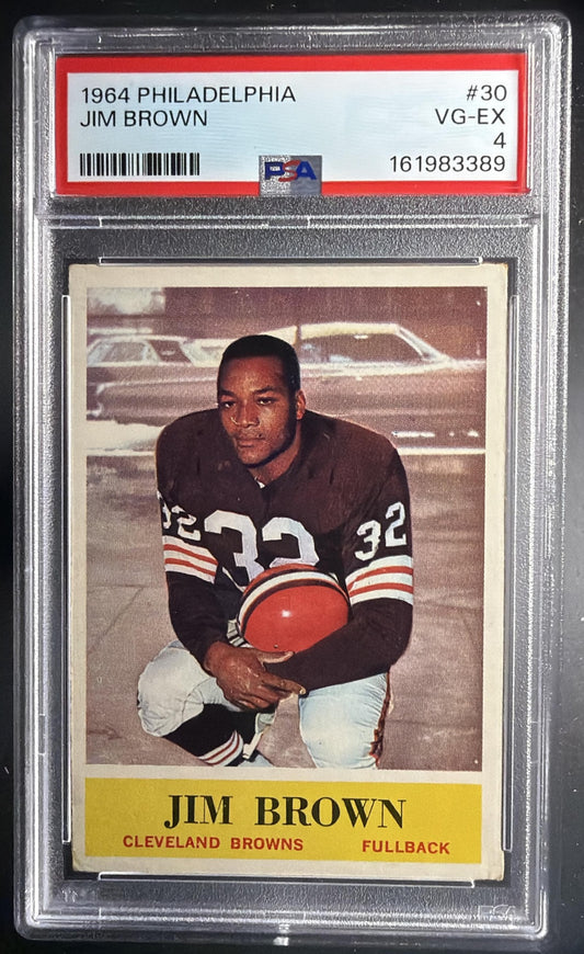 1964 Philadelphia Jim Brown #30 PSA 4