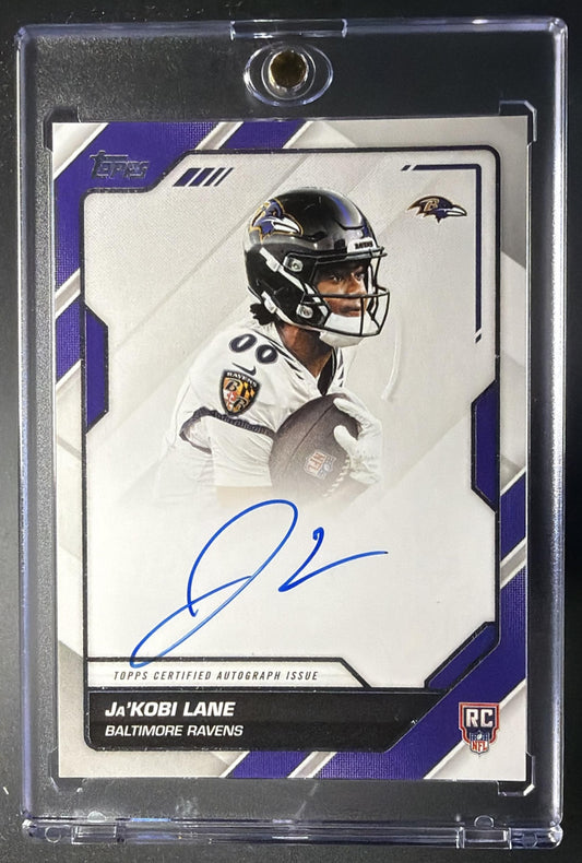2026 Topps Ja'Kobi Lane #FFS-JAL First Signatures RC Auto