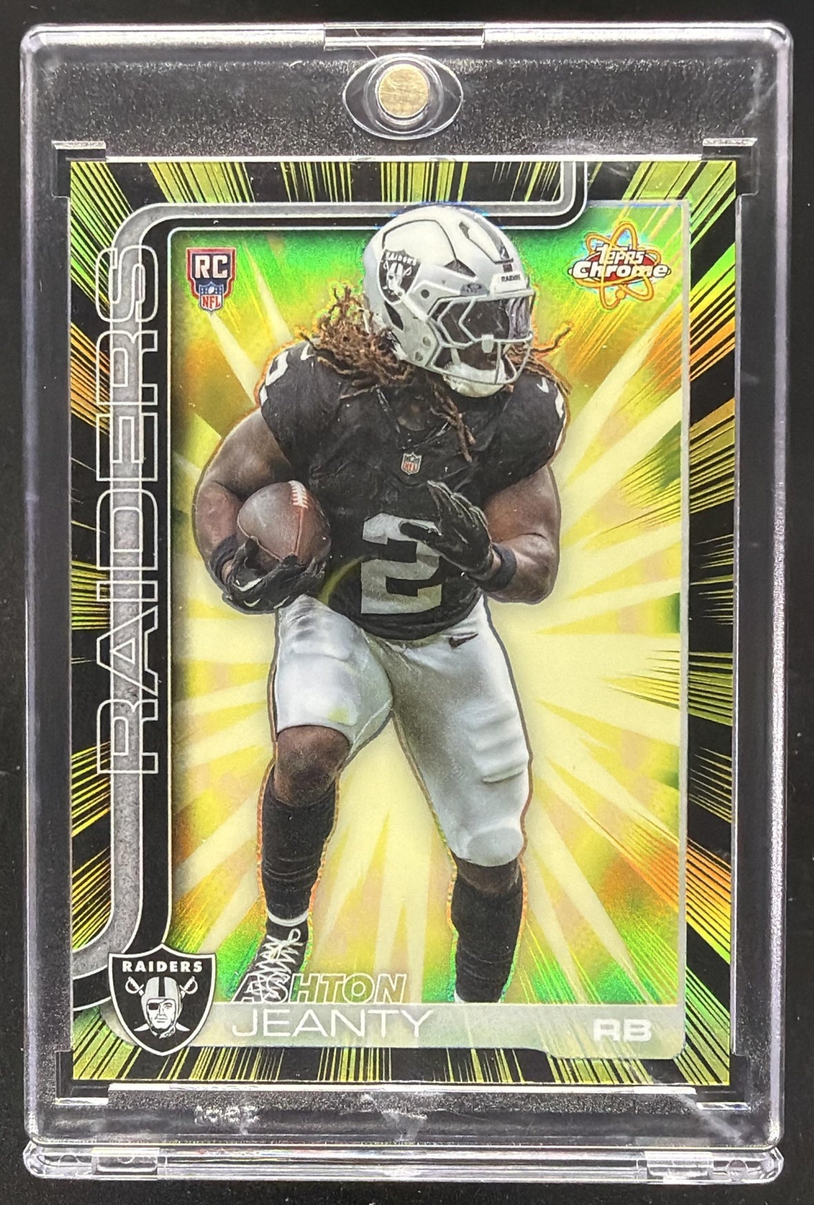2025 Topps Chrome Ashton Jeanty #RR-3 Radiating Rookies SP RC