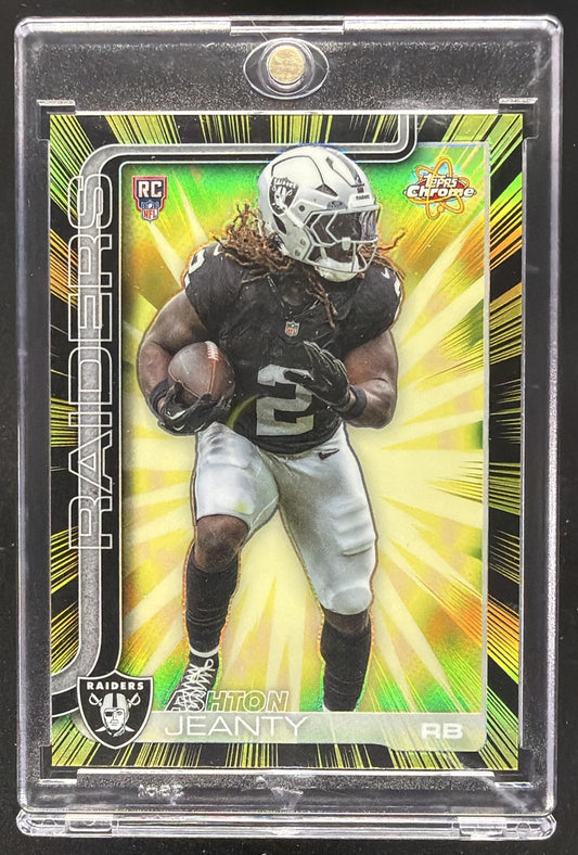 2025 Topps Chrome Ashton Jeanty #RR-3 Radiating Rookies SP RC