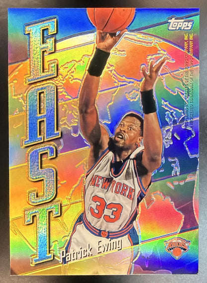 1998-99 Topps Patrick Ewing/David Robinson #EW10 East/West Refractor