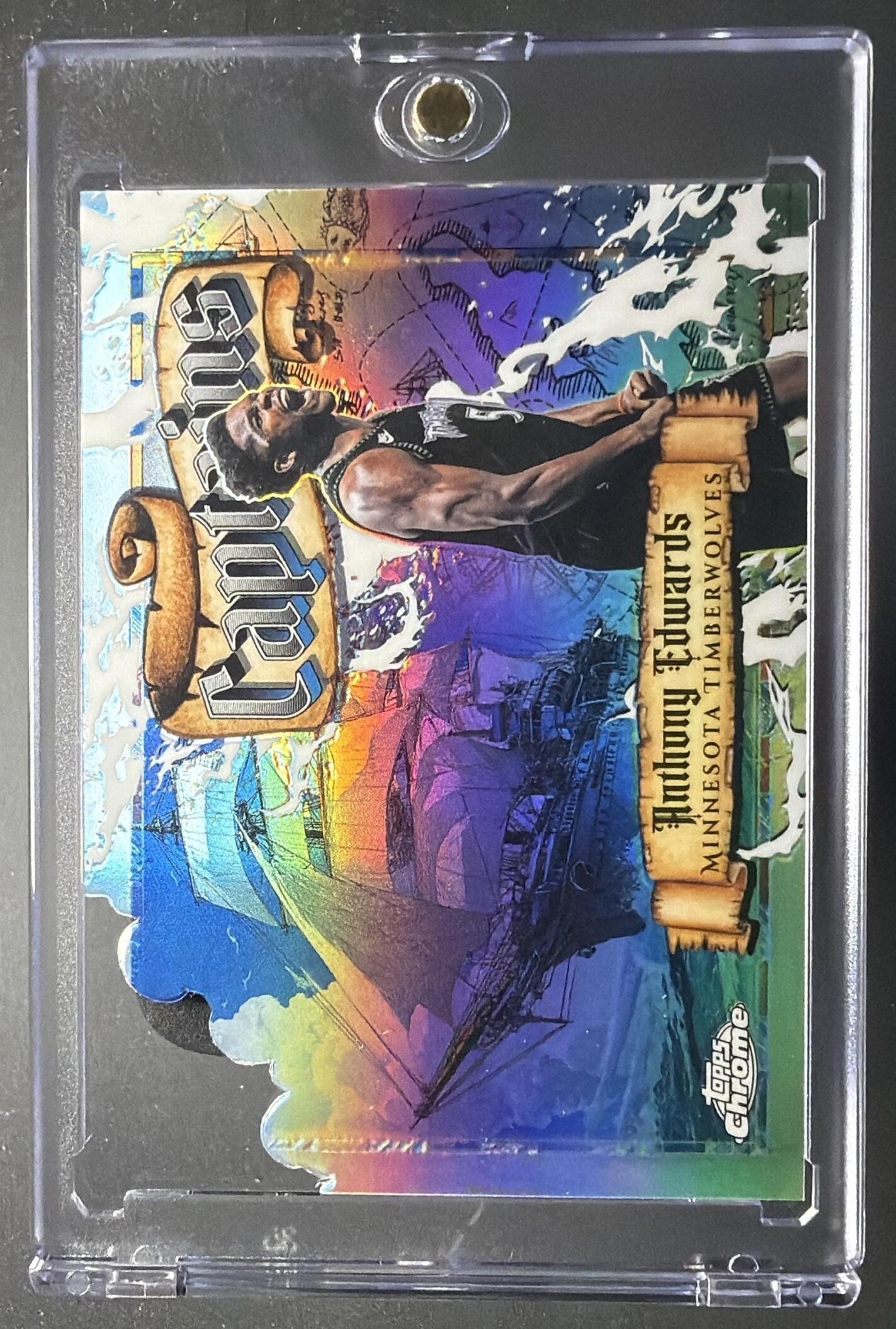 2025-26 Topps Chrome Update Anthony Edwards #SC-1 Captains