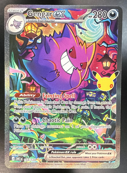 2026 Pokemon 30th Celebration Gengar ex 154/128 NM