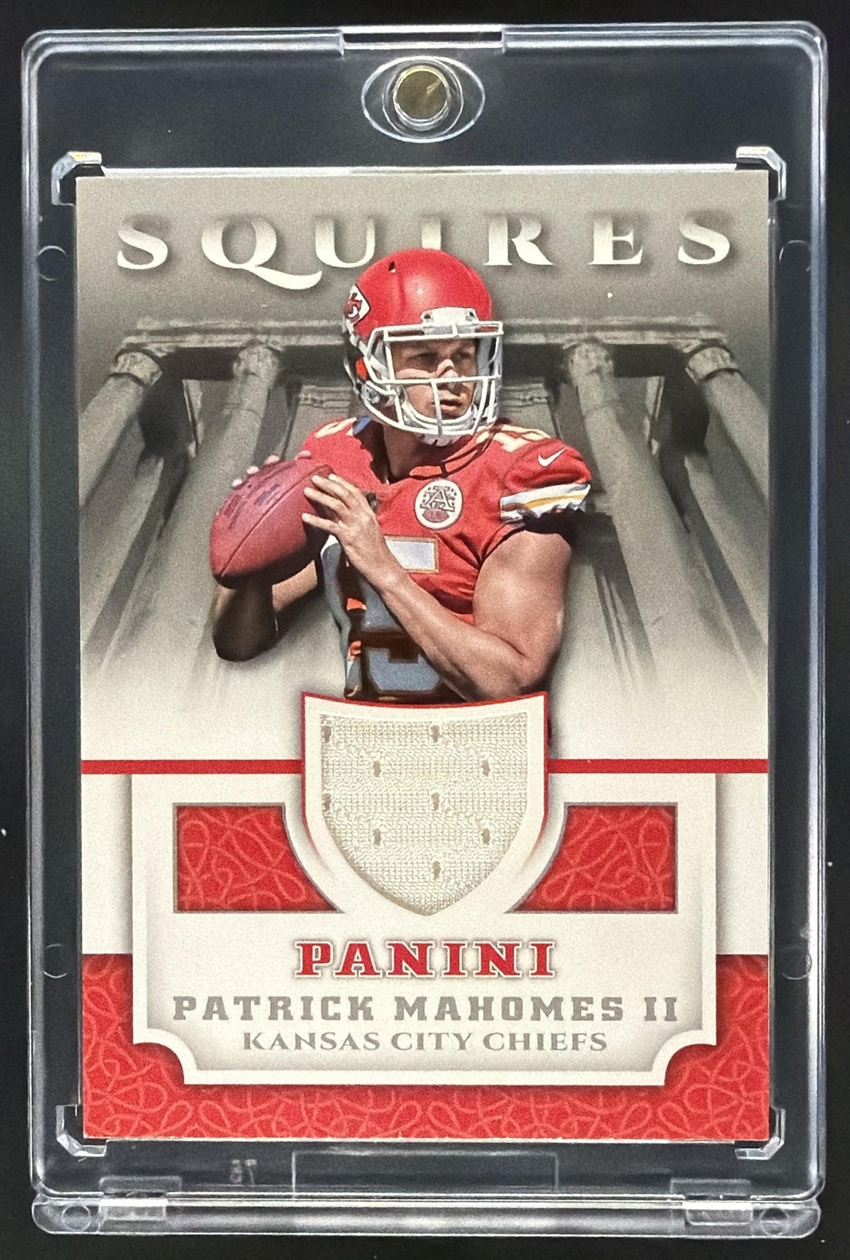 2017 Panini Patrick Mahomes II #SQ-PM Squires Patch RC