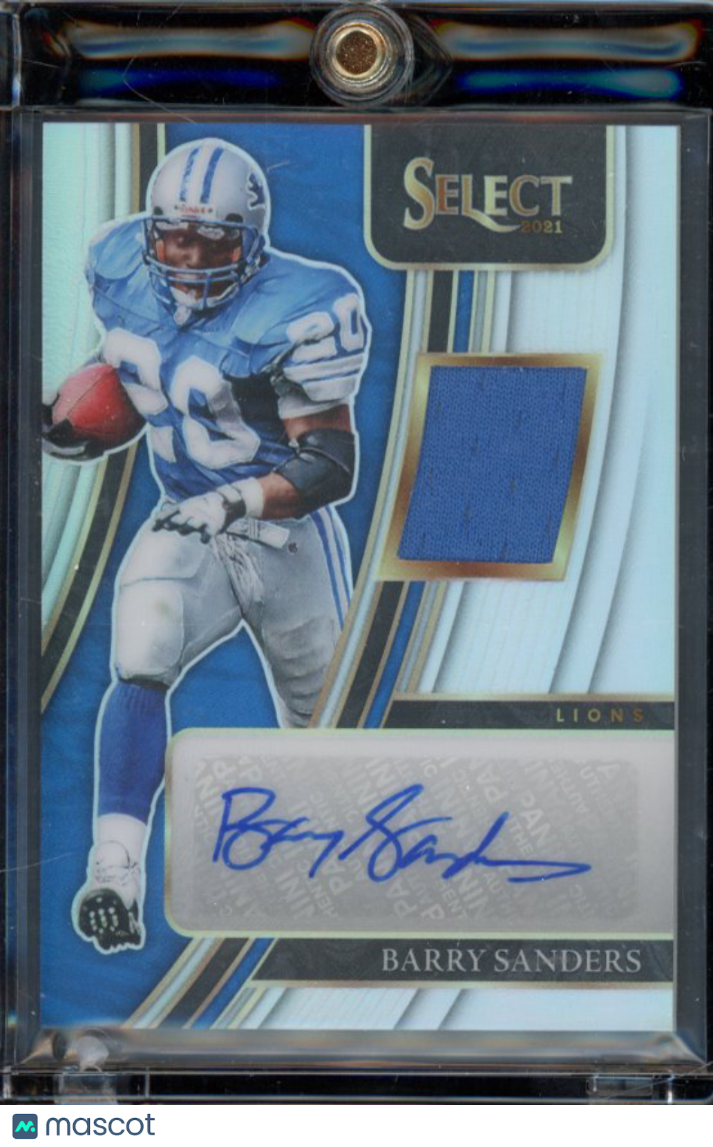 2021 Select Barry Sanders Patch Auto /49