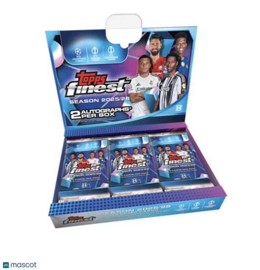 2025-26 Topps UEFA Club Comp Finest Soccer Hobby Box