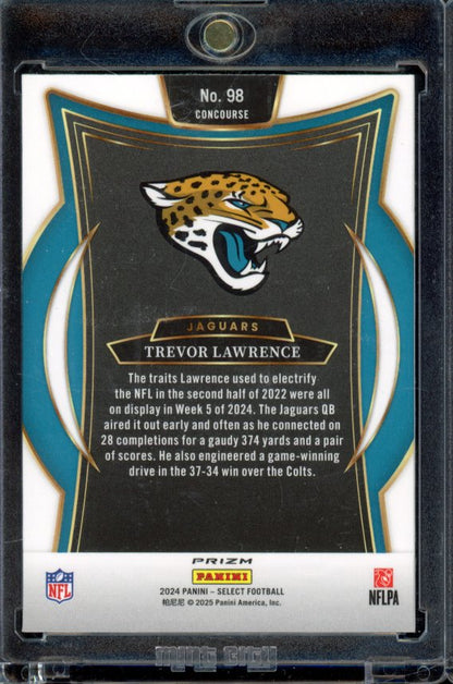 2024 Select Trevor Lawrence Zebra Shock SP