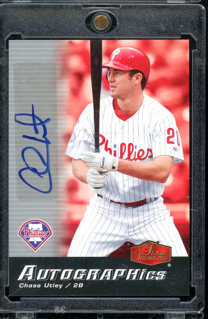 2006 Flair Showcase Chase Utley Auto