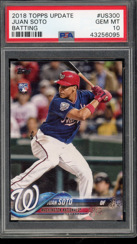 2018 Topps Update Juan Soto PSA 10 RC