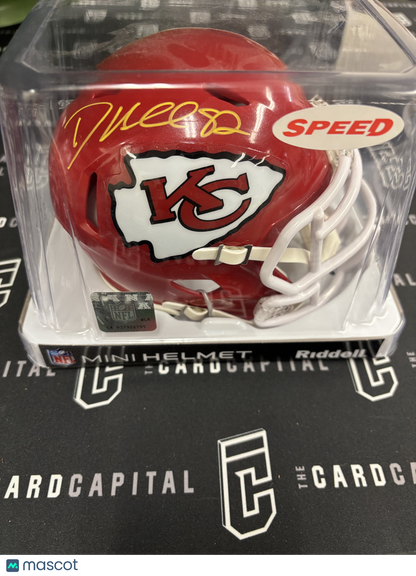 Dante Hall Signed Mini Helmet Chiefs JSA
