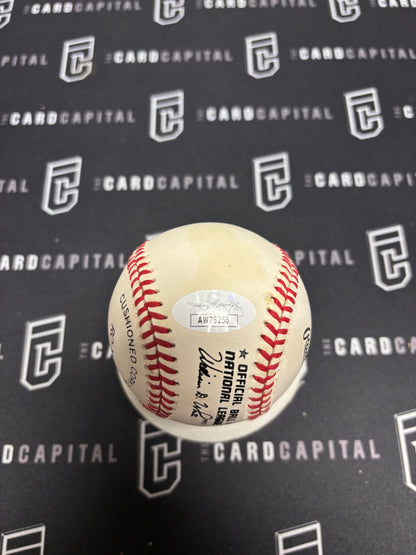 Larry Bowa Signed Official Major League Baseball JSA