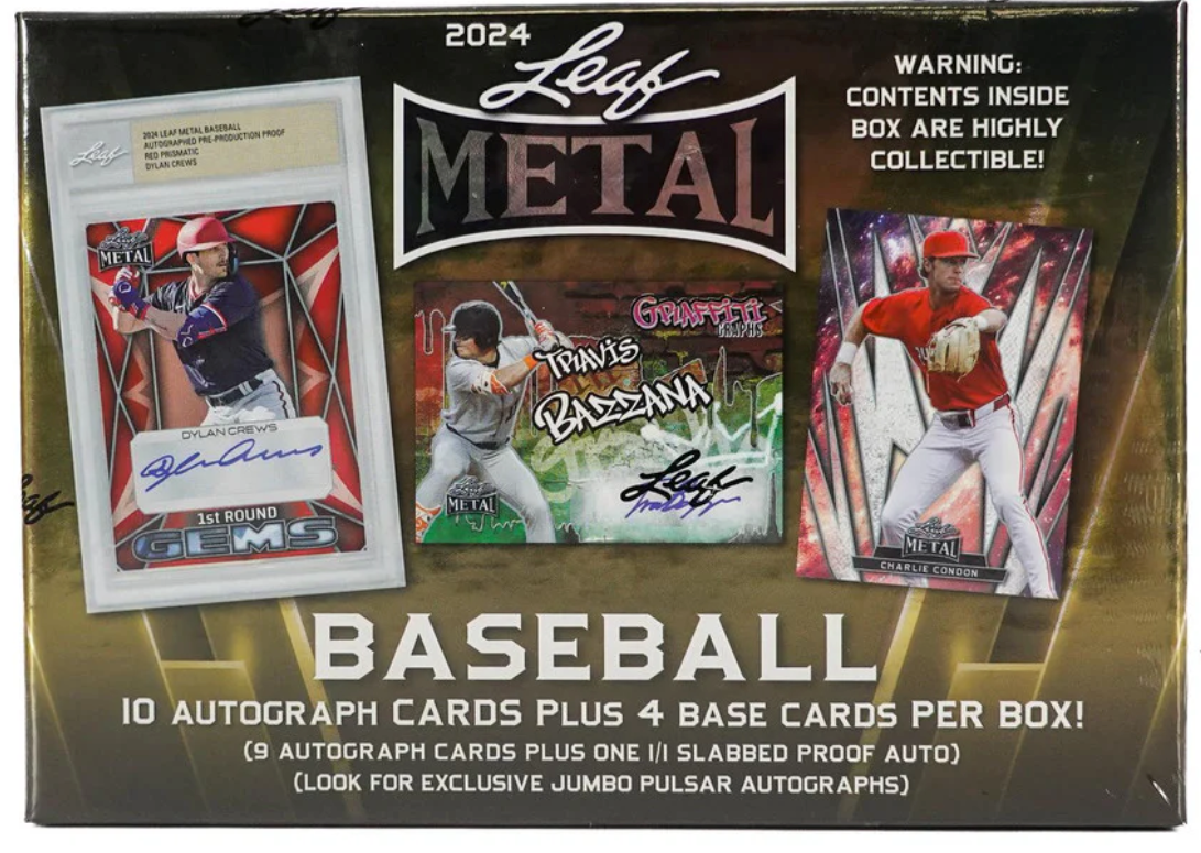 2024 Leaf Metal Baseball Jumbo Box