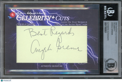 2024 Historic Autographs Angela Greene Beckett Authentic