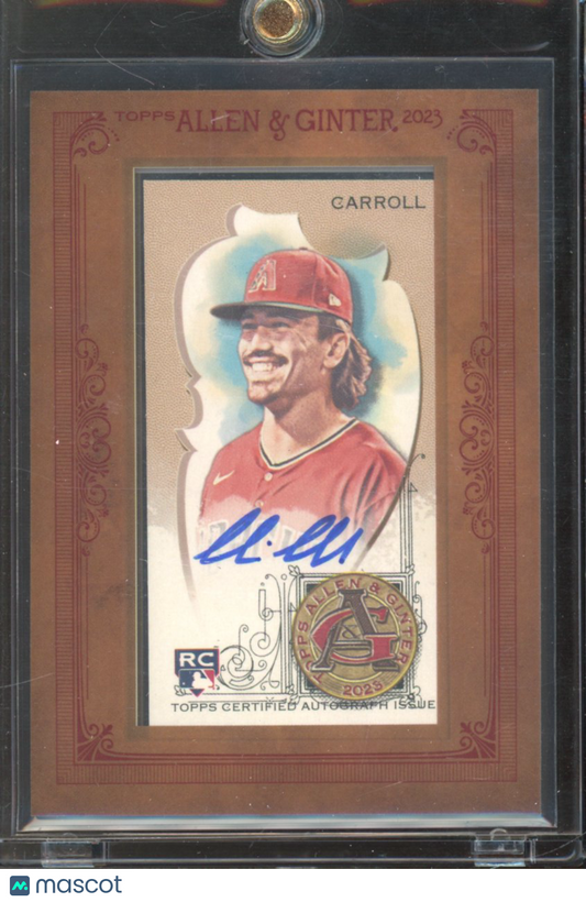 2023 Allen & Ginter Corbin Carroll Framed Rookie Auto