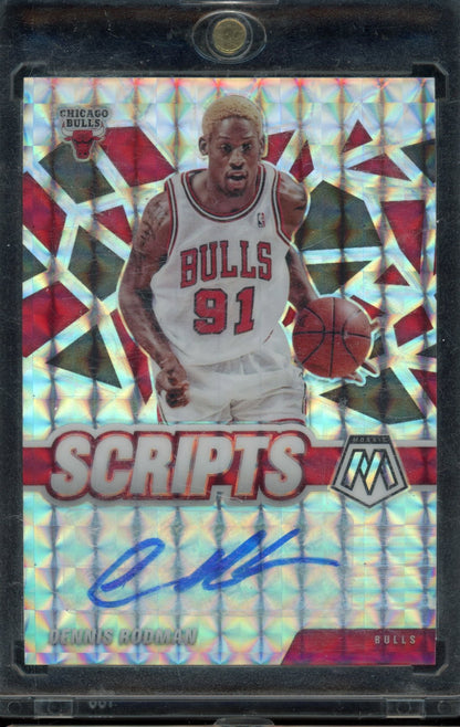 2020 Mosaic Dennis Rodman Scripts Auto