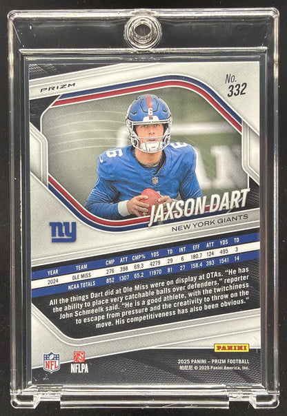 2025 Panini Prizm Jaxson Dart #332 Silver RC