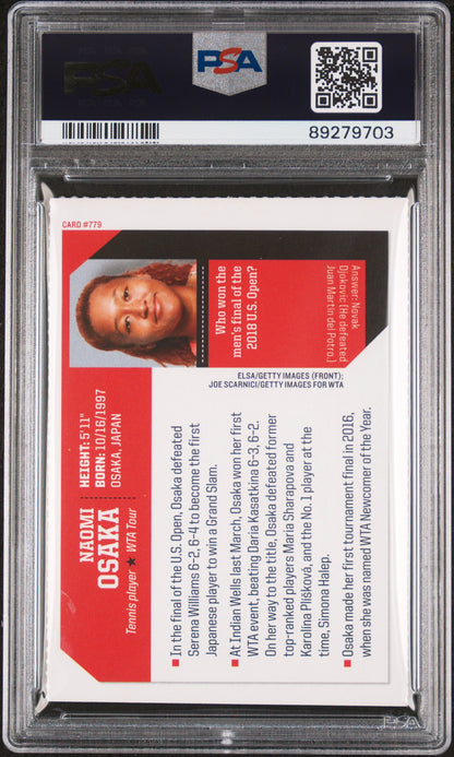 2018 Sports Illustrated Naomi Osaka IP Auto PSA Auth #779